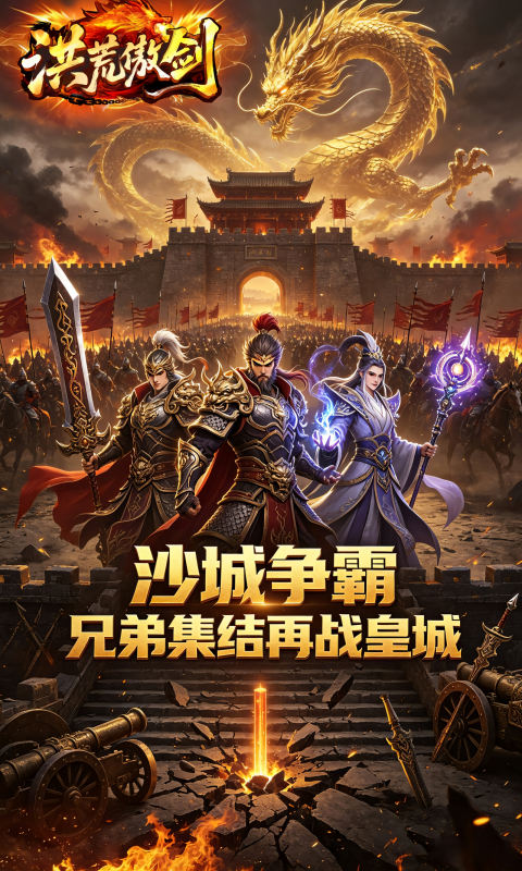 洪荒傲剑H5截图